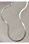 Heliophilia Silver Collar de Acero Plateado STEEL-N051